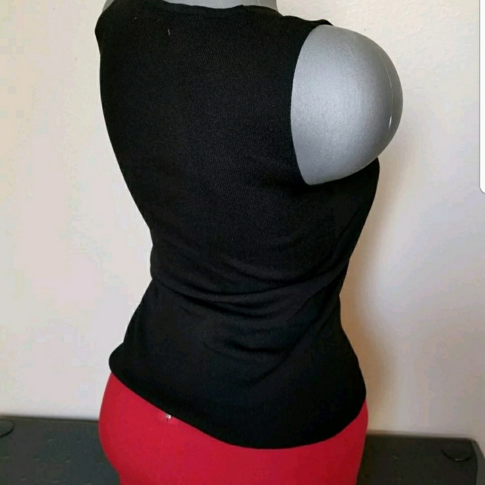 ZARA Fashion Sleeveless Black Top - Picture 3 of 5